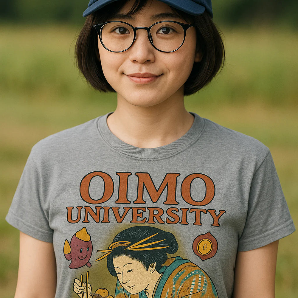 
                  
                    札幌おいも万博開催記念「OIMO UNIVERSITY 浮世絵Tシャツ」先行予約
                  
                